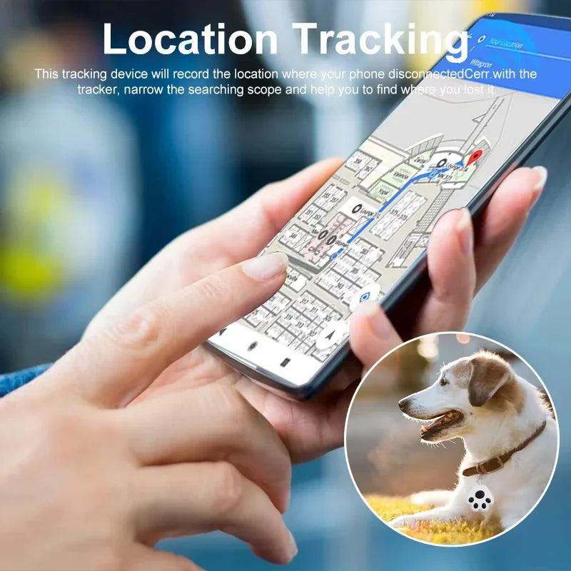 Smart Bluetooth Mini GPS Tracker for Kids, Keys, Bags & Pets (iOS/Android)