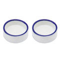 Mini Ceramic Reptile Water & Food Bowl — Set of 2 for Spiders, Geckos & Tortoises