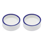 Mini Ceramic Reptile Water & Food Bowl — Set of 2 for Spiders, Geckos & Tortoises