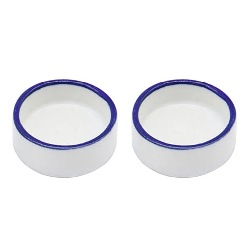 Mini Ceramic Reptile Water & Food Bowl — Set of 2 for Spiders, Geckos & Tortoises