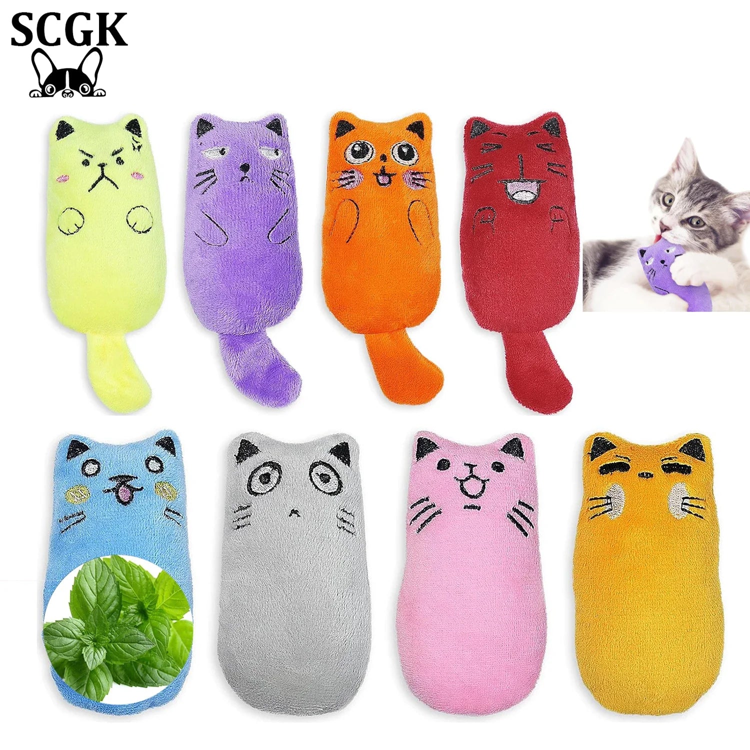 Catnip Plush Kicker Toy Set (Multipack)