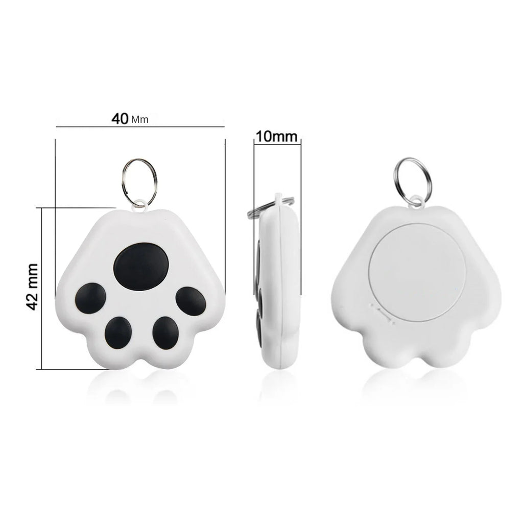 Paw-Shaped Mini Bluetooth GPS Tracker for Pets, Kids, Wallets & Keys