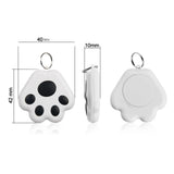 Paw-Shaped Mini Bluetooth GPS Tracker for Pets, Kids, Wallets & Keys