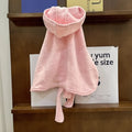 Hooded Dog Bath Robe — Super-Absorbent Cotton Towel for After Bath & Swim