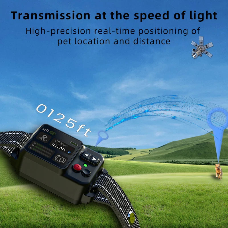 Wireless Electronic Fence GPS Tracker for Dogs - Smart Virtual Boundary