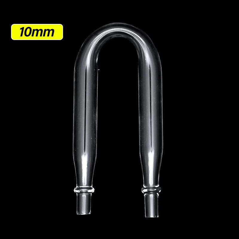 Aquarium U-Shaped Glass CO2 Tube Connector (Check Valve, CO2 Diffuser)
