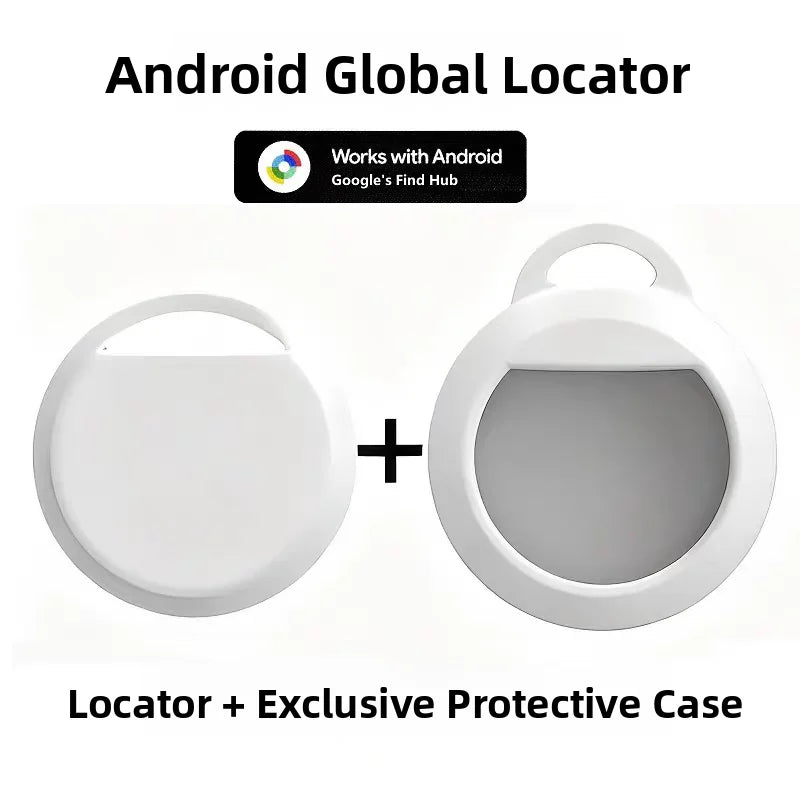 Android Anti-Lost Locator with Protective Cover & Lanyard for Cars, Elderly & Pets