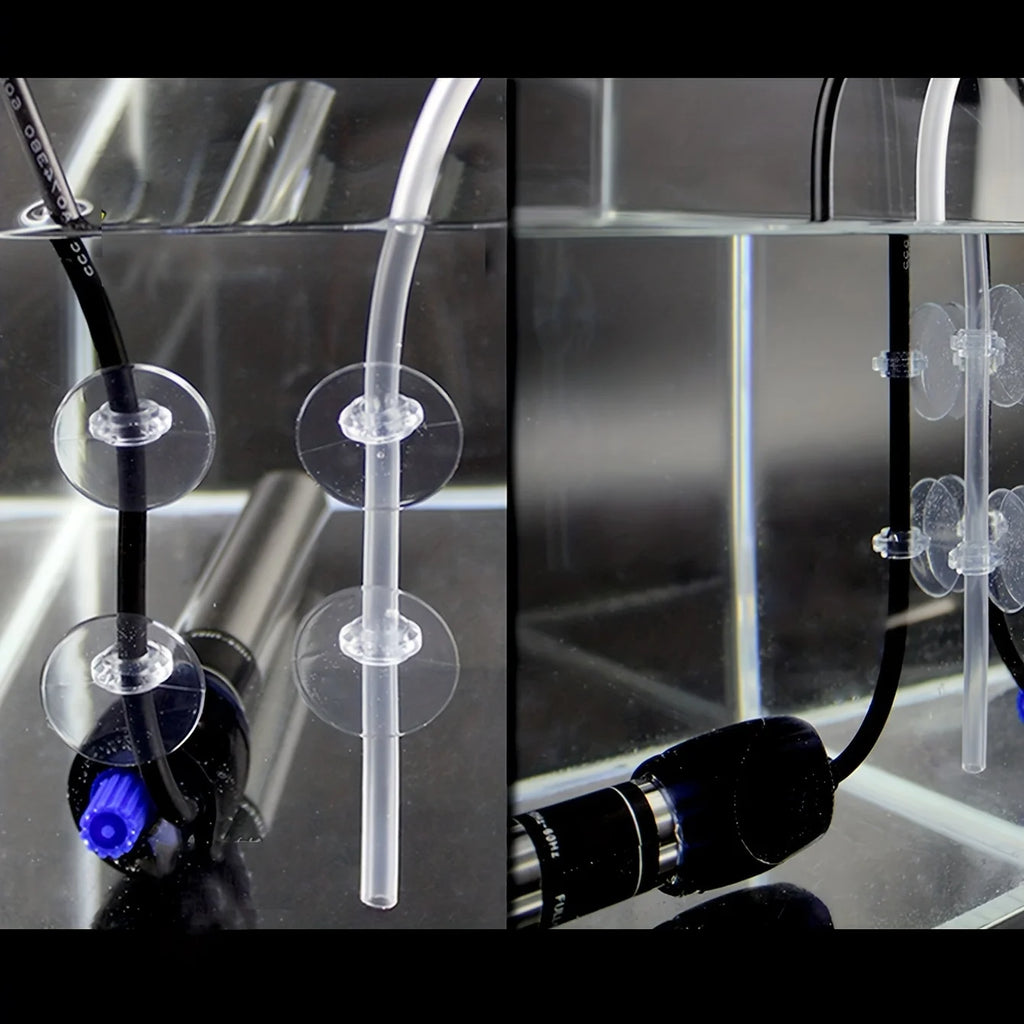 Silicone Air Pump Cylinder Holder with Suction Cups (Tank Mount)