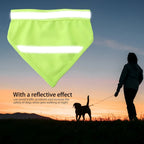 Soft Reflective Dog Bandana (Luminous, Adjustable, Daily Wear)