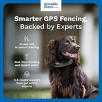 Waterproof GPS Dog Fence Tracking Collar for Medium & Large Dogs