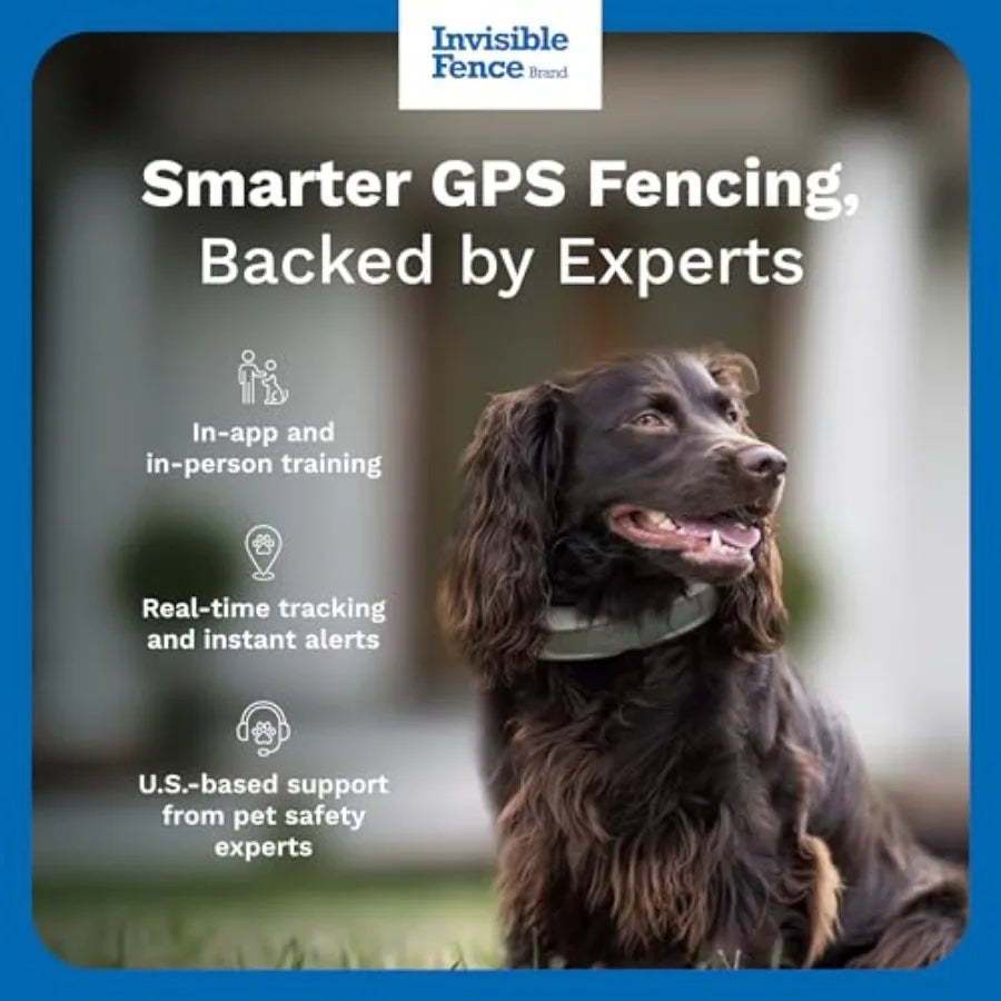Waterproof GPS Dog Fence Tracking Collar for Medium & Large Dogs