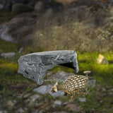 Resin Rock Basking Platform — Turtle Dock & Reptile Hideaway for Tanks