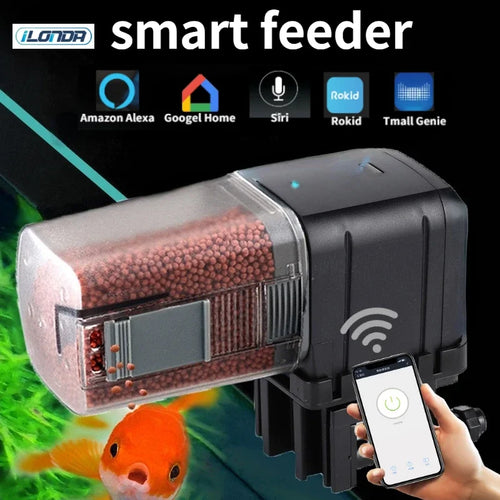 Smart WiFi Automatic Fish Feeder with App & Voice Control