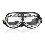 Oversized Dog Eye Visor Goggles (UV-Blocking, Wind Proof, Harley Style)