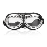 Oversized Dog Eye Visor Goggles (UV-Blocking, Wind Proof, Harley Style)