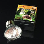 UVA+UVB Full Spectrum Reptile Sun Lamp — E27 Basking Bulb, 25W/50W/75W