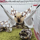 Winter Double-Layer Hammock — Warm Suspended Bed for Small Pets