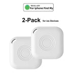 2-Pack Smart Tags for Apple Find My - Mini GPS for Pets, Keys & Luggage