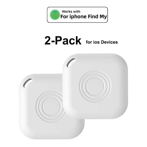 2-Pack Smart Tags for Apple Find My - Mini GPS for Pets, Keys & Luggage