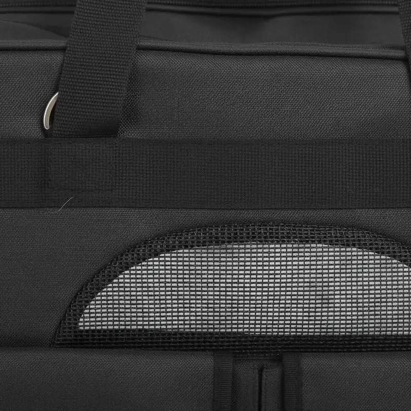 Pet Travel Crate with Wheels 23" (35lb Capacity, Telescopic Handle)