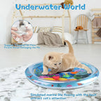 Interactive Floating Fish Cat Play Mat