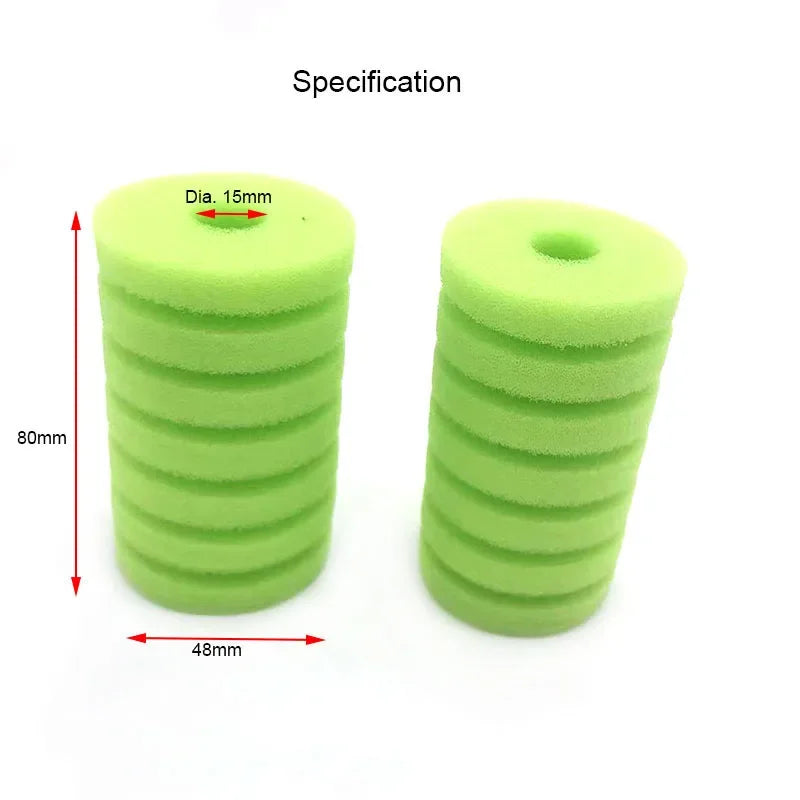 Aquarium Foam Filter Sponge Replacement Set 2/4 Pack