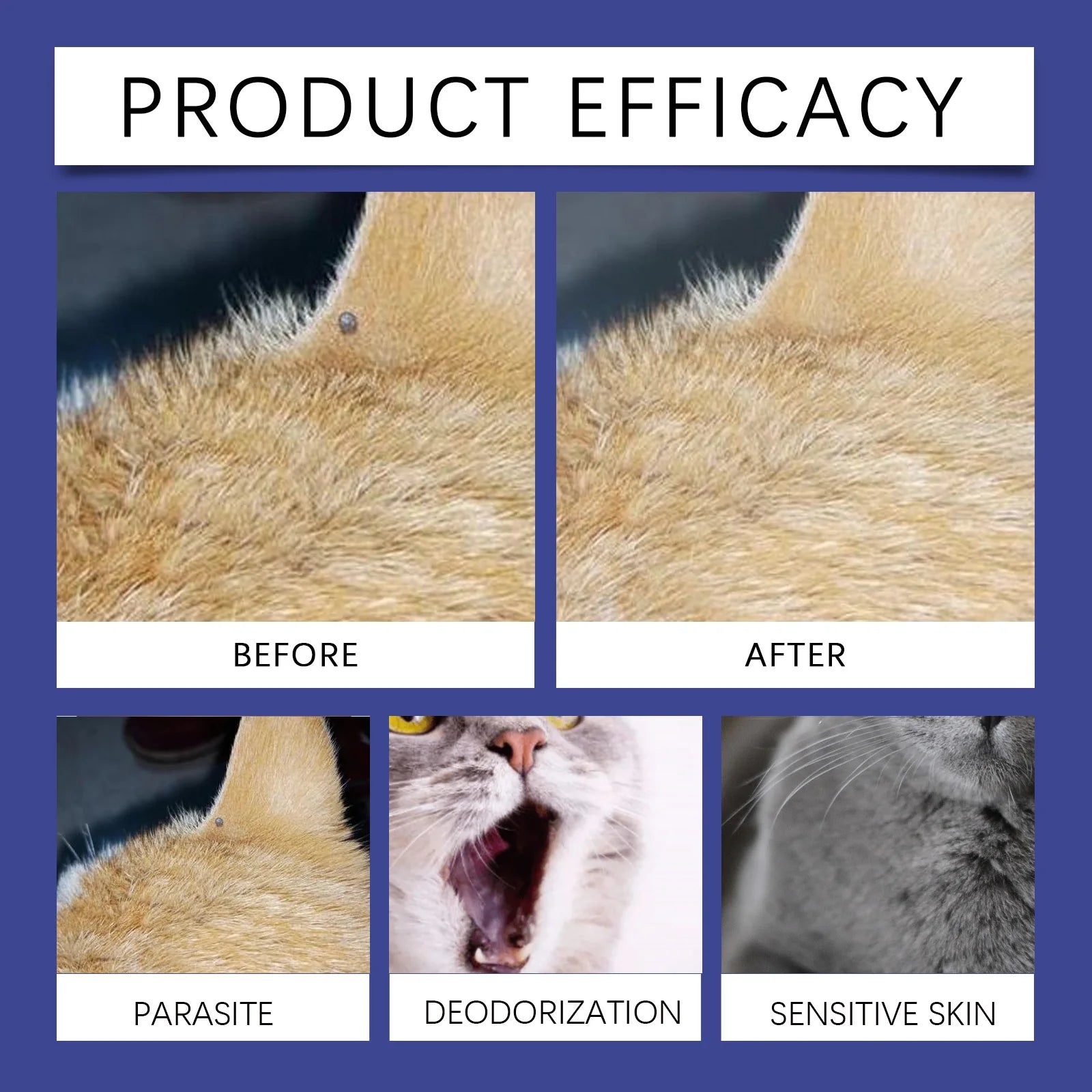 Pet Flea Repellent & Deodorizing Spray — Long-Lasting Liquid Formula