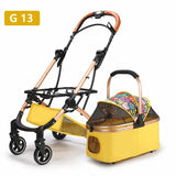 Car-Compatible Foldable Pet Stroller