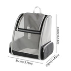 Foldable Pet Carrier Backpack (Suede, Large Capacity, 5 Colors)