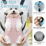 Dual Shoulder Pet Front Carrier (Breathable Mesh, Hands-Free, Portable)