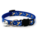 Star & Moon Charm Bell Collar for Cats