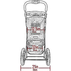 Pet Gear No-Zip AT3 Pet Stroller — One-Hand Fold, Jogging Tires & Cup Holder