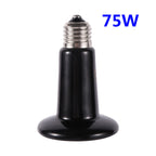 Ceramic Infrared Heat Lamp for Reptiles — No-Light Heating Bulb, 110V/220V, 25W–200W