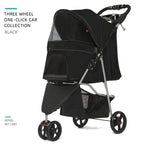Foldable Breathable Universal Lightweight Pet Cart & Travel Trolley for Cats & Dogs