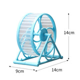 Silent Hamster Running Wheel — Anti-Jam Exercise Wheel with Stand