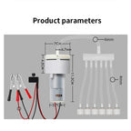 DC 12V Mini Aquarium Air Pump — Adjustable PWM