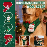 Pet Christmas Knitted Scarf (Snowman, Elk & Santa Designs)