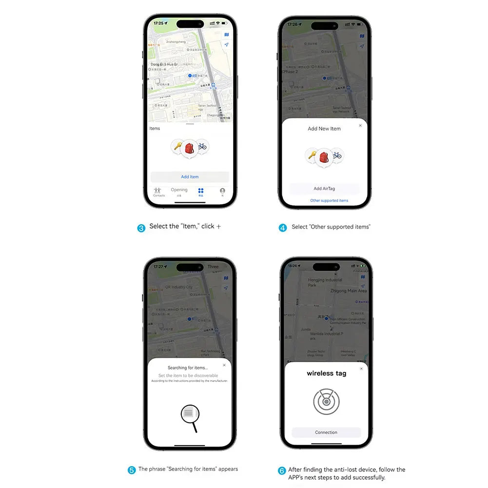 Mini GPS Anti-Lost Tracker for Pets, Luggage, Phone & Wallet (iOS & Android)
