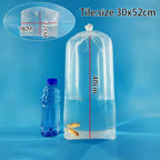 Aquarium Live Fish Transport Breather Bags (50-Pack, Inflatable, Leak-Proof PE)