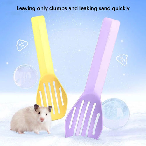 Plastic Sand Bath Scoop — Litter Cleaning Shovel for Hamsters & Small Pets