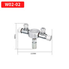 ZRDR Multi-Way CO2 Distributor with Needle Valve & Bubble Counter