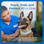 Waterproof GPS Dog Fence Tracking Collar for Medium & Large Dogs