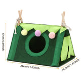 Felt Tent Hideout — Cozy Nest Bed for Hamsters & Small Pets