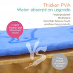Imitation Deerskin Pet Drying Towel — Large Absorbent Quick-Dry Towel
