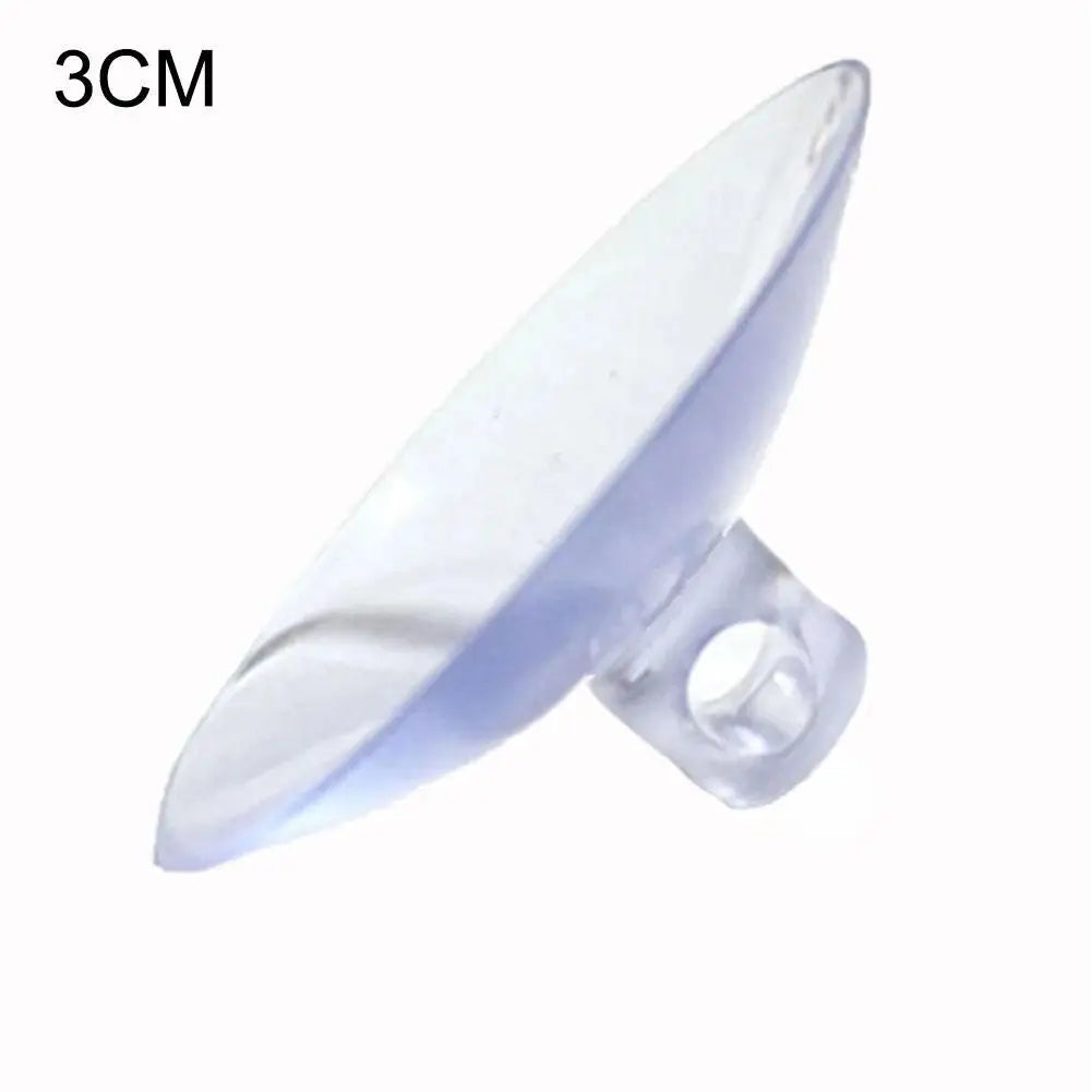 Aquarium Suction Cup Air Tube Holders 10–100 Pack Clear