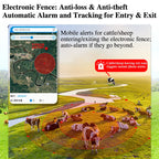 Solar Anti-Theft GPS Livestock Tracker for Cattle, Sheep & Cows - Smart Farm Positioning