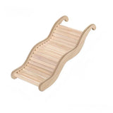 Wooden Wave Staircase & Slide — Hamster Cage Climbing Toy