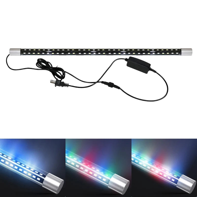 Waterproof RGB Aquarium LED Light (Wide Angle, Plant Grow, 27–57cm)