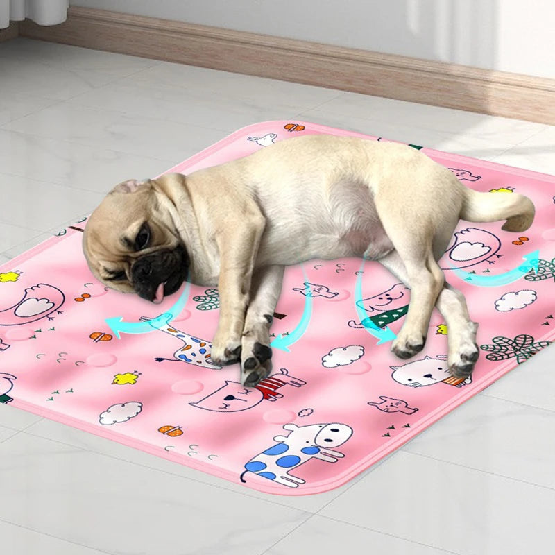 Cooling Ice Pad Mat for Cats & Dogs, Summer