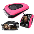 Large-Capacity Foldable Pet Carrier Trolley for Dogs & Cats — Lightweight Portable Outdoor Shopping & Travel
